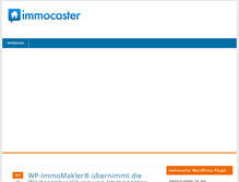 Tablet Screenshot of immocaster.com